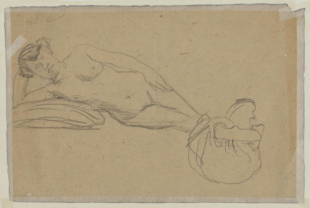 Reclining female nude