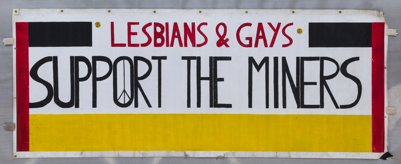 ‘Lesbians and Gays support the Miners’ banner