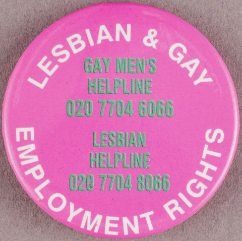 'Lesbian & Gay Employment Rights' badge