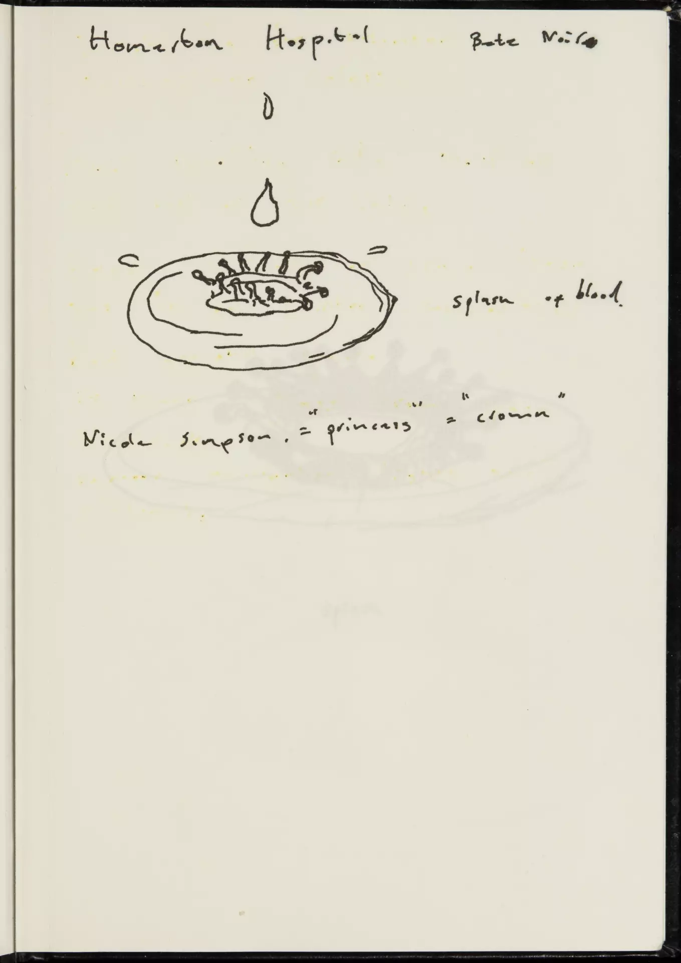 Donald Rodney Sketch 